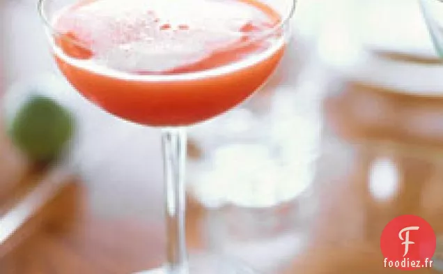 Cocktails au Champagne à l'Orange Sanguine