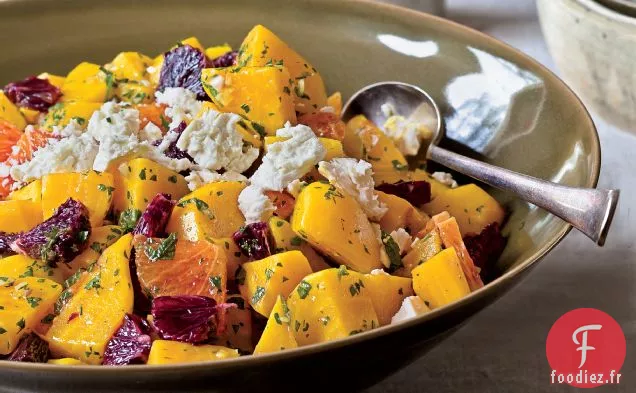 Salade de Betteraves et d'Oranges Sanguines à la Menthe