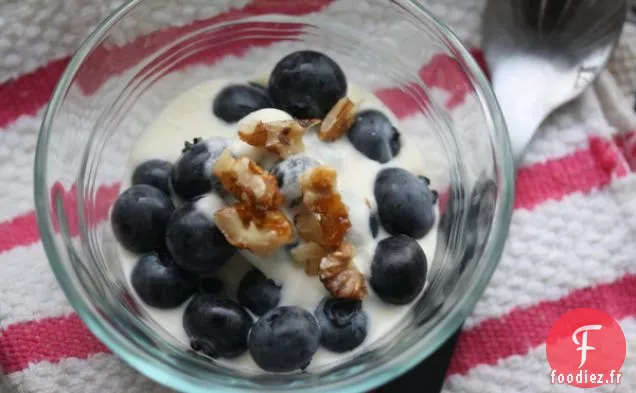 Myrtilles À La Crème De Citron