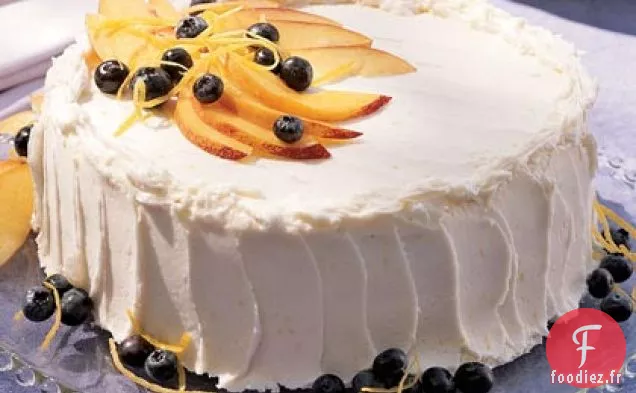 Gâteau Nectarine- Myrtille