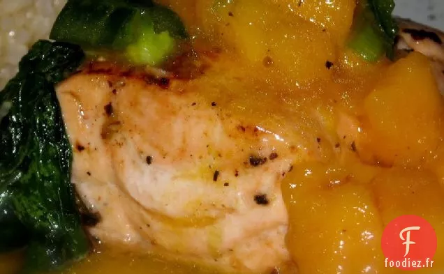 Côte-Nord Partie 2: Saumon Rôti à la poêle de la Diva Domestique avec Salsa à la Mangue