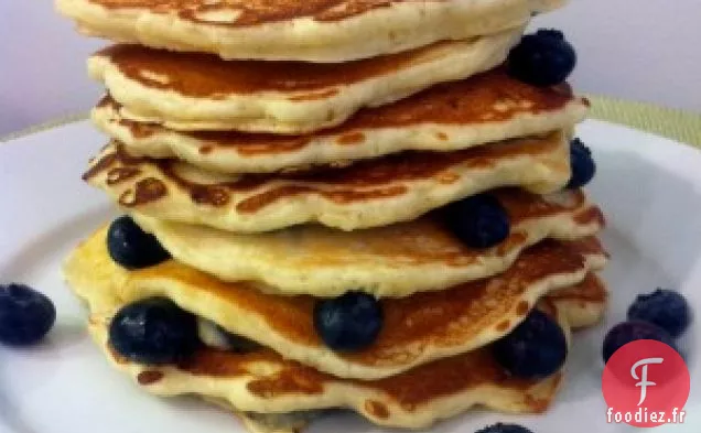Crêpes aux Myrtilles