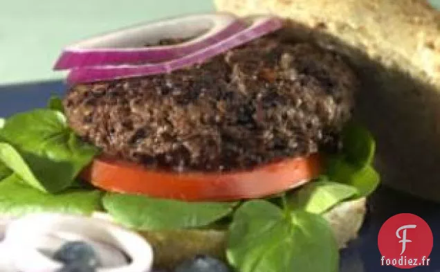 Hamburgers aux bleuets et au bœuf