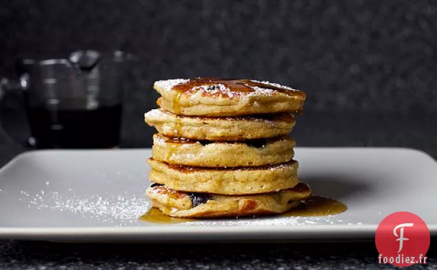 Crêpes Multigrains au Yogourt aux Myrtilles