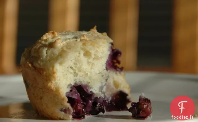 Muffins de Maïs aux Myrtilles