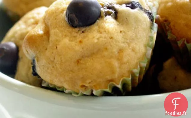 Mini Muffins aux Myrtilles Et Au Citron
