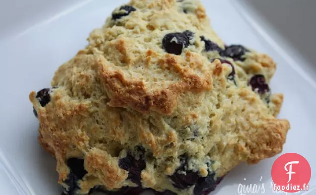 Scones aux Bleuets Faibles En Gras