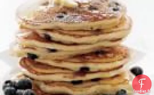 Crêpes aux bleuets et au babeurre