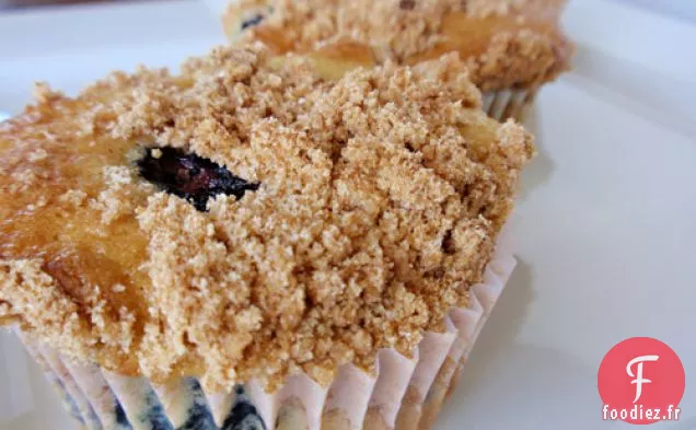 Muffins Streusel aux Myrtilles