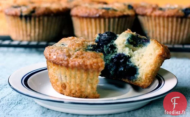 Gâteaux de Petit Déjeuner aux Myrtilles
