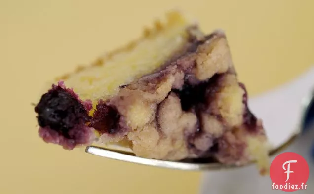 Gâteau aux Miettes de Myrtilles