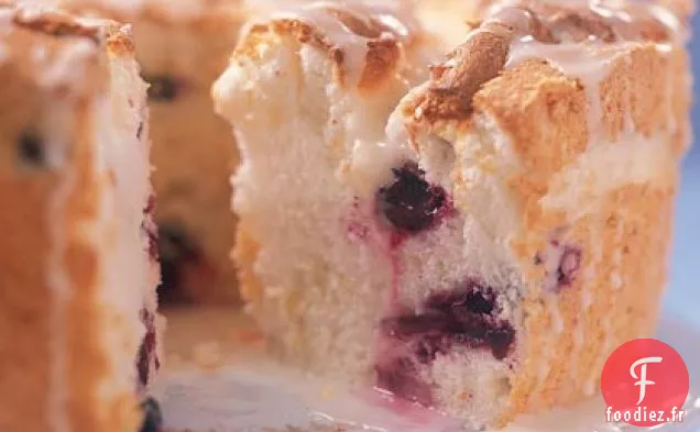 Gâteau aux Anges aux Myrtilles