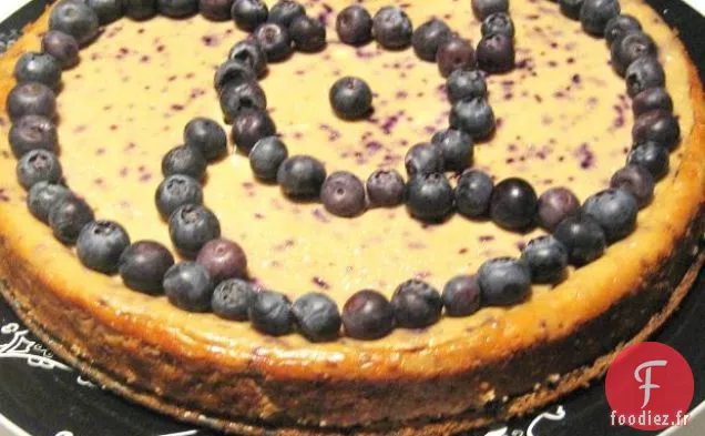 Gâteau au Fromage aux Myrtilles