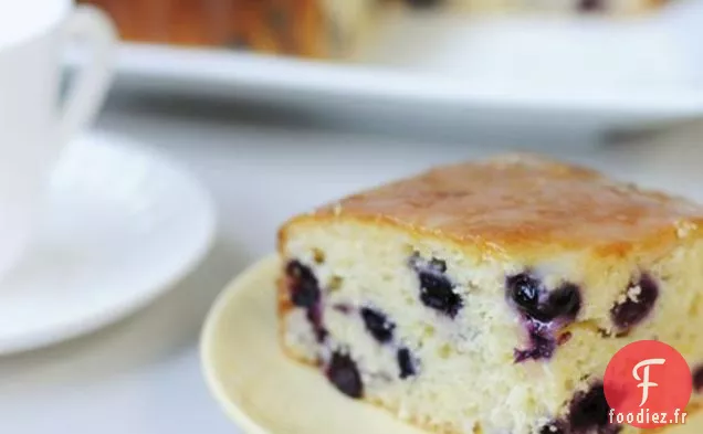 Gâteau Au Yogourt Vraiment Citronné Et Aux Myrtilles