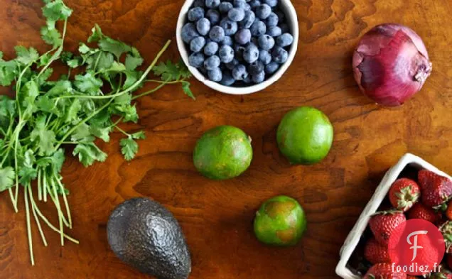 Salsa aux Bleuets et au Citron Vert
