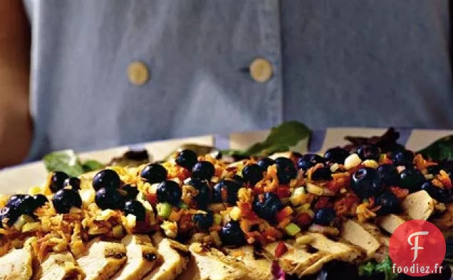 Salade de Poulet aux Myrtilles