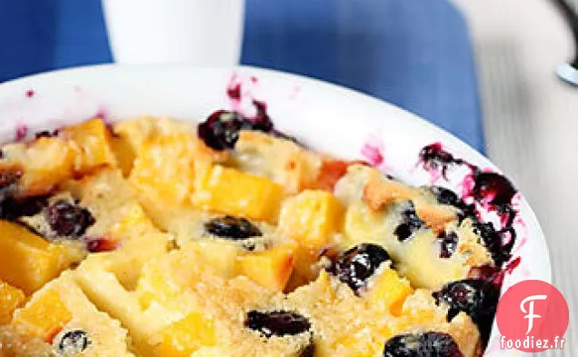 Clafouti Pêche Myrtille