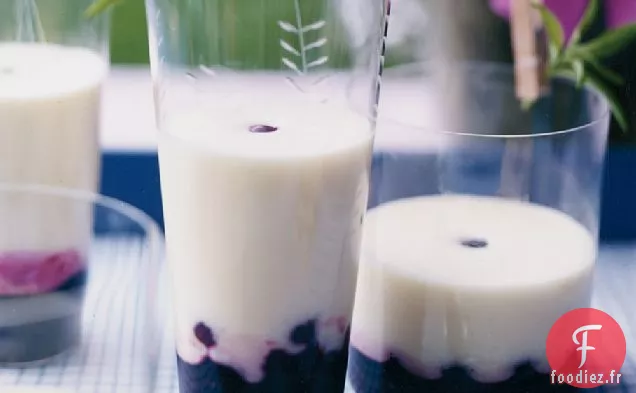 Parfaits aux Myrtilles et au Citron