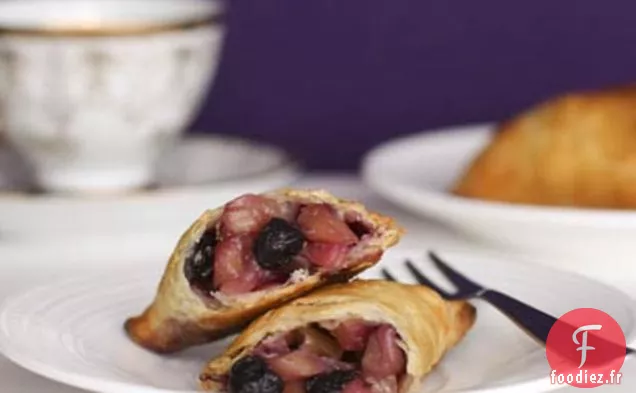 Turnovers aux Pommes et aux Myrtilles