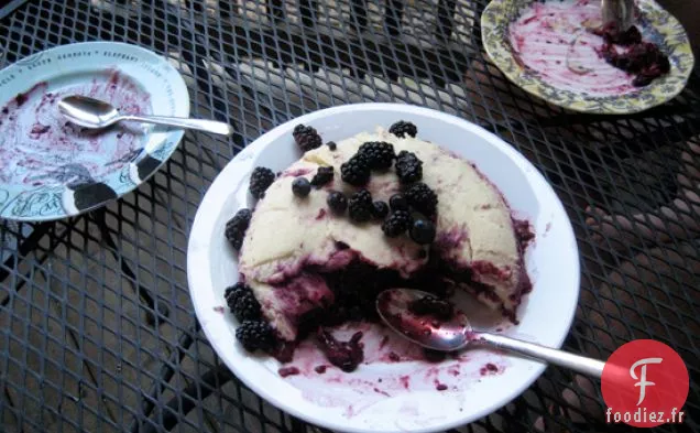 Pudding D'Été Aux Myrtilles Et Framboises