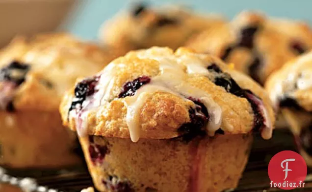 Muffins aux Myrtilles et au Citron