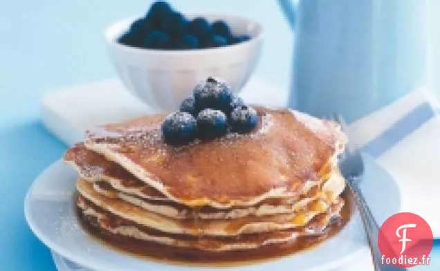 Crêpes Aux Myrtilles Au Sirop D'Érable