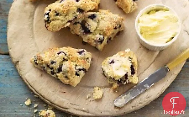 Scones aux bleuets et au babeurre