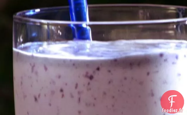 Milk-Shake aux Myrtilles et au Rhum