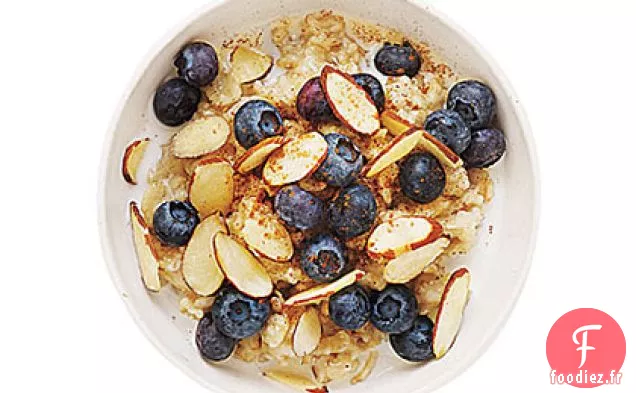 Flocons d'Avoine aux Bleuets et aux Amandes