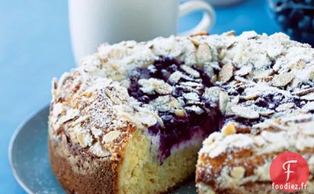 Gâteau au Café aux Myrtilles et au Fromage à la Crème