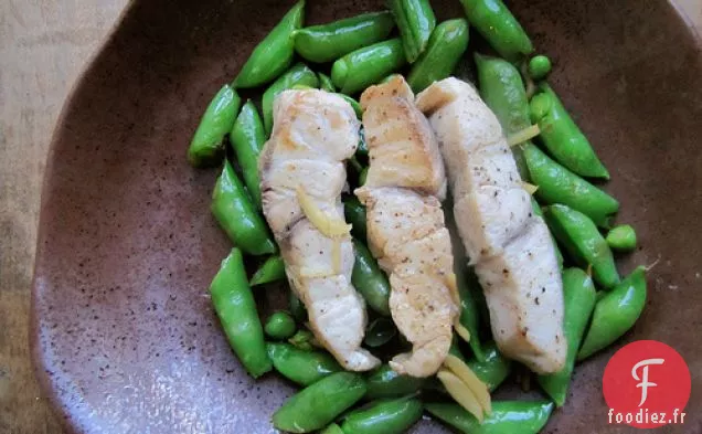 Sucre Sauté Au Ginger Pois Cassés Et Poisson