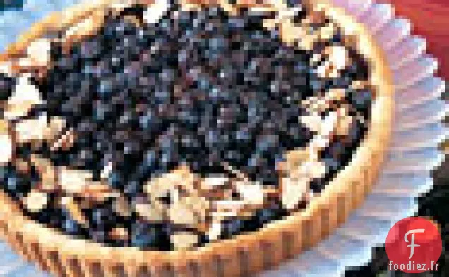 Tarte aux Myrtilles et aux Amandes