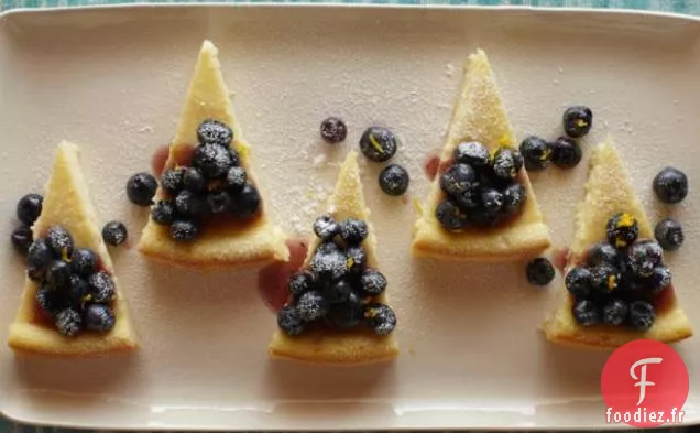 Gâteau au Fromage au Mascarpone aux Bleuets