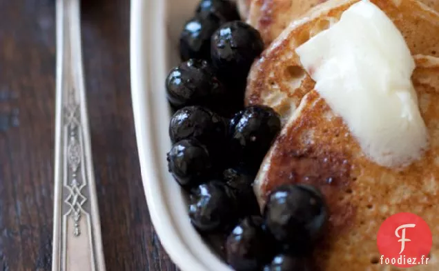 Recette De Crêpes Aux grains Entiers Au Sirop D'Érable Aux Bleuets