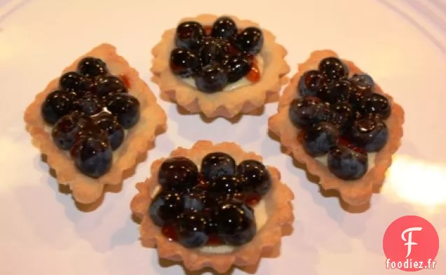 Tartelettes de Zabaglione aux Bleuets