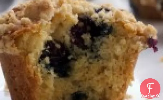 Muffins aux Miettes de Myrtilles