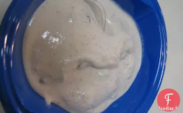 Crème Glacée au Gâteau au Fromage aux Myrtilles
