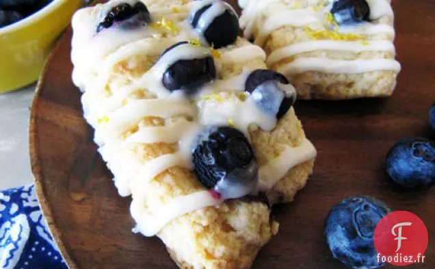 Scones au Citron et aux Myrtilles Meyer