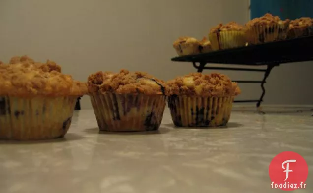 Muffins à Boucle aux Myrtilles