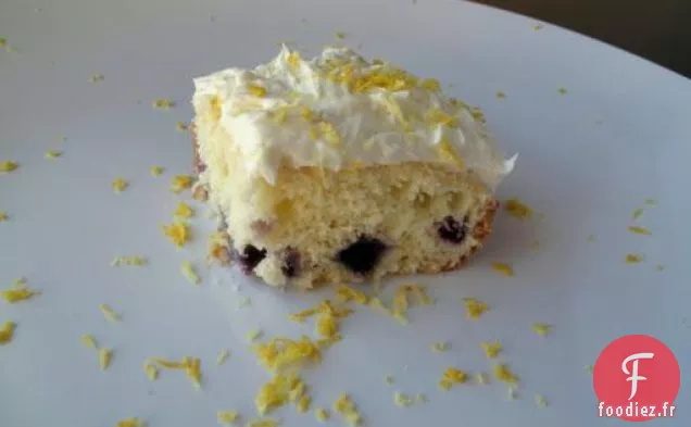 Gâteau au Café au Citron Et aux Myrtilles