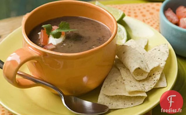 Soupe Crémeuse aux Haricots Noirs