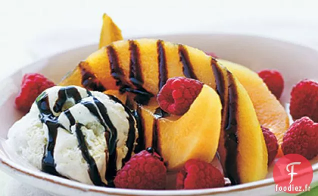 Cantaloup aux Baies Balsamiques et Crème