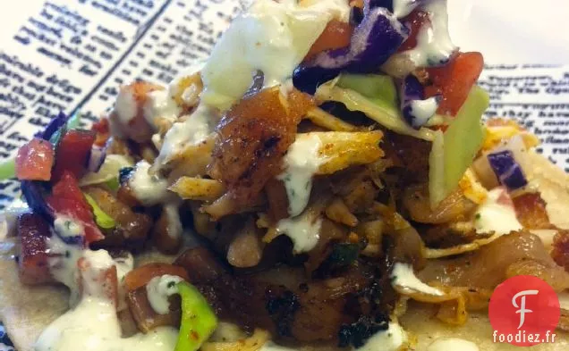 Tacos Carnitas à la Poitrine de Porc Fumée