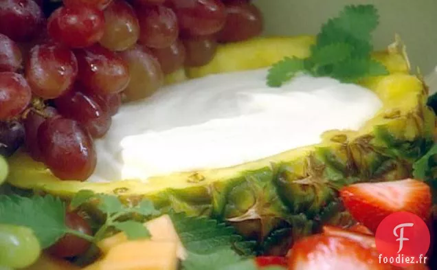 Plateau de Fruits avec Trempette aux Fruits