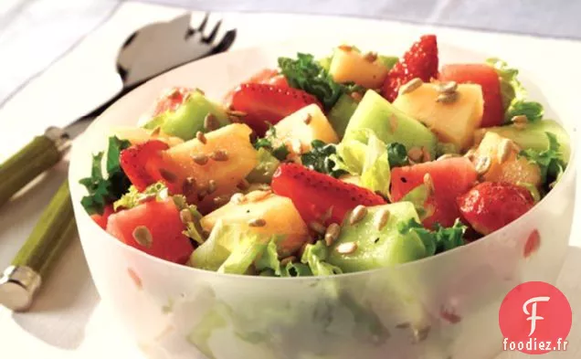 Salade de Fraises et de Melon
