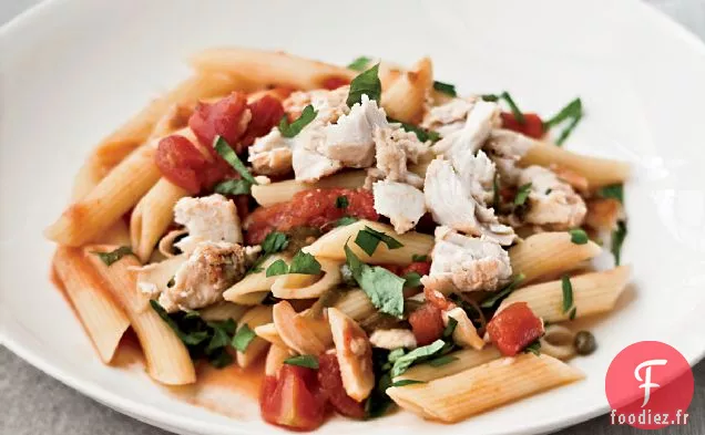 Penne Rigate avec Espadon Braisé Épicé