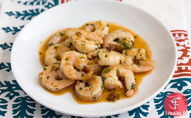 Crevettes Chipotle-citron vert