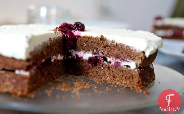 Gâteau aux Cerises Au Chocolat