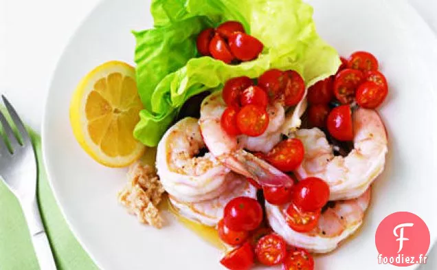 Crevettes à la Salsa Tomate-Raifort