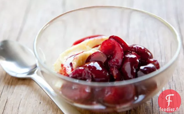 Compote De Cerises Au Mascarpone